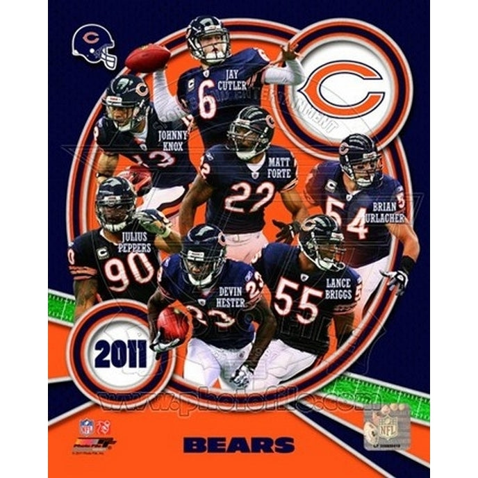 Chicago Bears 2011 Team Composite Sports Photo Image 1