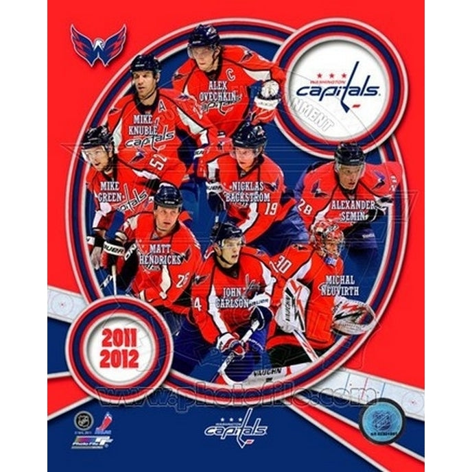 Washington Capitals 2011-12 Team Composite Sports Photo Image 1