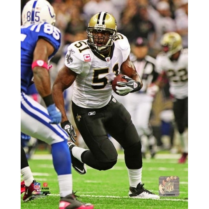 Jonathan Vilma 2011 Action Photo Print Image 1