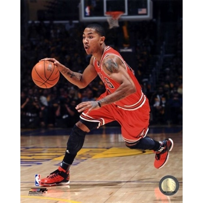 Derrick Rose 2011-12 Action Sports Photo Image 1