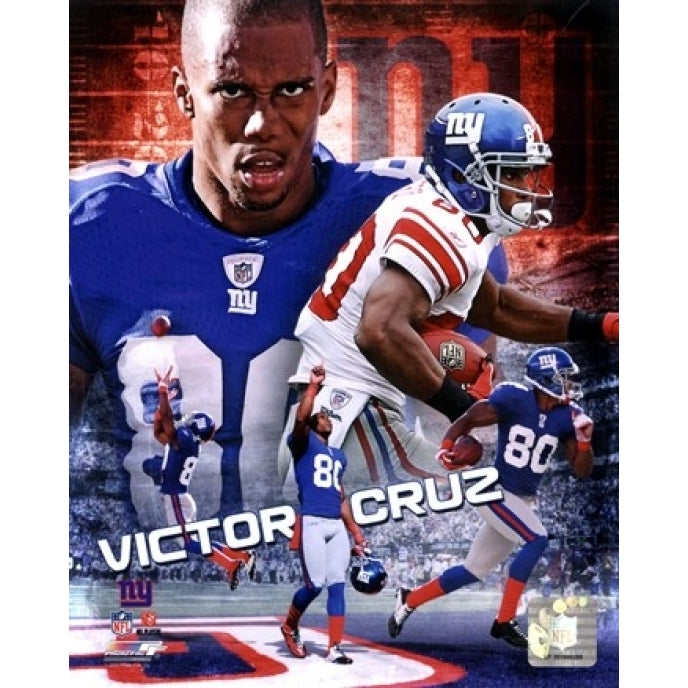 Victor Cruz 2012 Portrait Plus Sports Photo Image 1