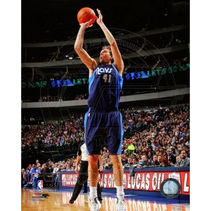 Dirk Nowitzki 2011-12 Action Sports Photo Image 1