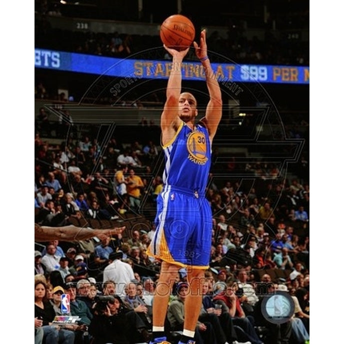 Stephen Curry 2011-12 Action Sports Photo Image 1