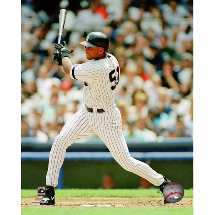 Bernie Williams Action Photo Print Image 1