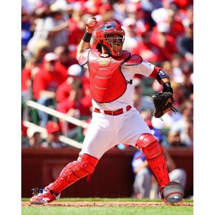 Yadier Molina 2012 Action Photo Print Image 1