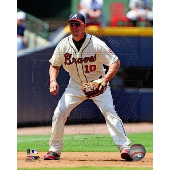 Chipper Jones 2012 Action Sports Photo Image 1