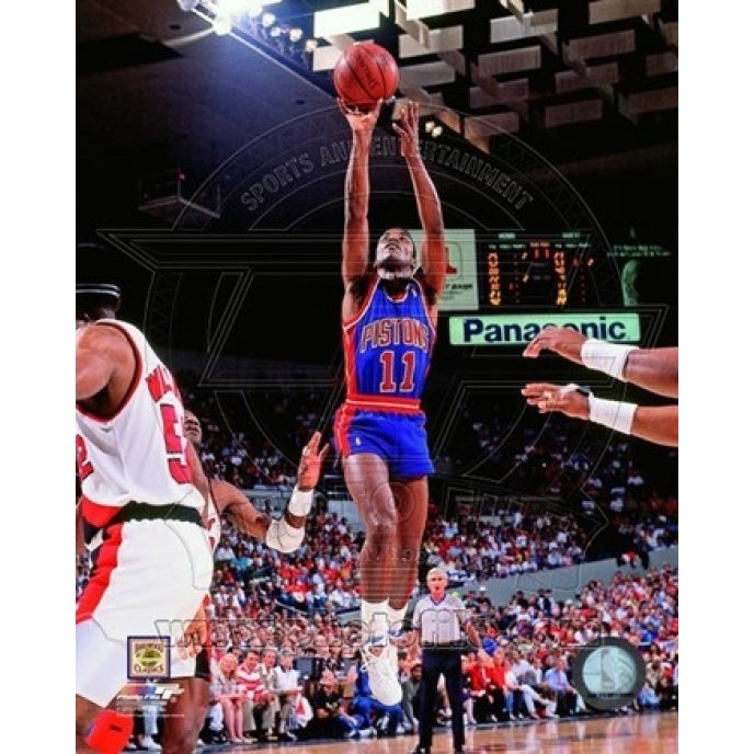 Isiah Thomas 1990 NBA Finals Action Sports Photo Image 1