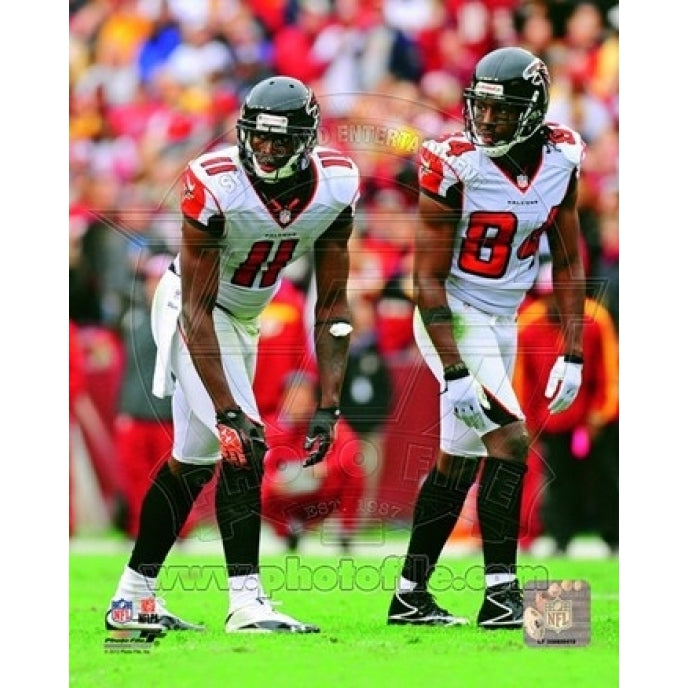 Julio Jones and Roddy White 2012 Action Sports Photo Image 1