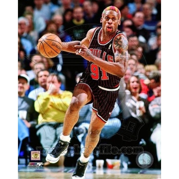 Dennis Rodman 1996-97 Action Sports Photo Image 1