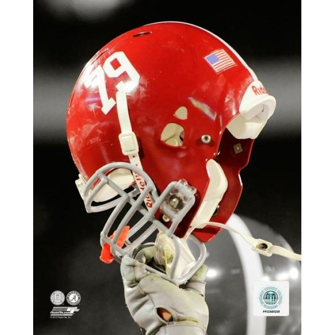 University of Alabama Crimson Tide Helmet Spotlight Photo Print Image 1