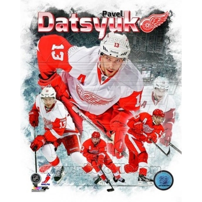 Pavel Datsyuk 2013 Portrait Plus Sports Photo Image 1