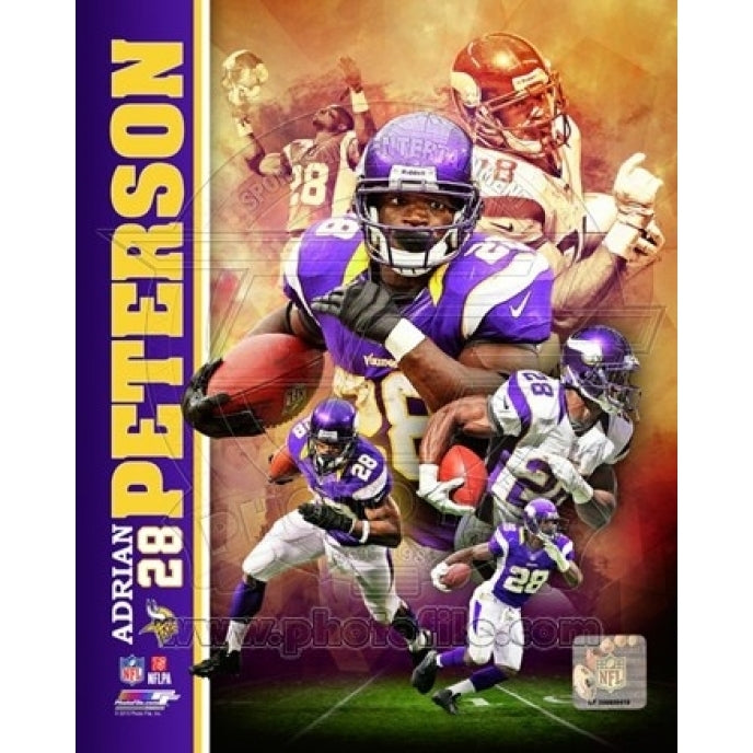 Adrian Peterson 2013 Portrait Plus Sports Photo Image 1