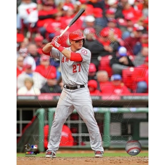 Mike Trout 2013 Action Sports Photo Image 1