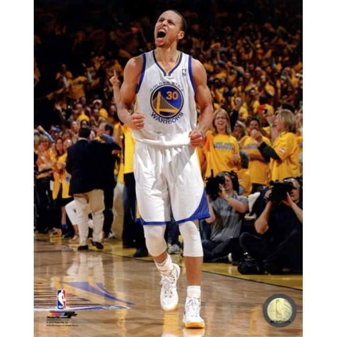 Stephen Curry 2012-13 Playoff Action Sports Photo Image 1