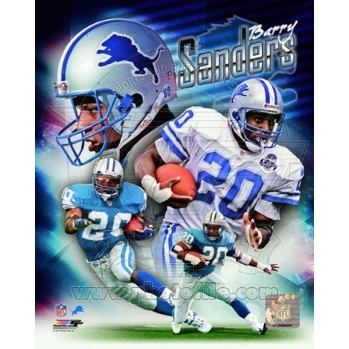 Barry Sanders 2013 Portrait Plus Sports Photo Image 1