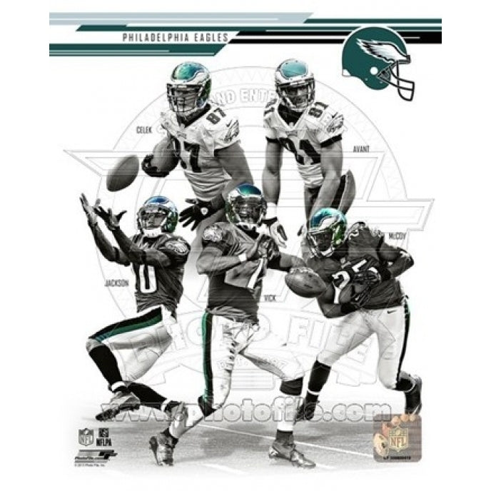 Philadelphia Eagles 2013 Team Composite Sports Photo Image 1