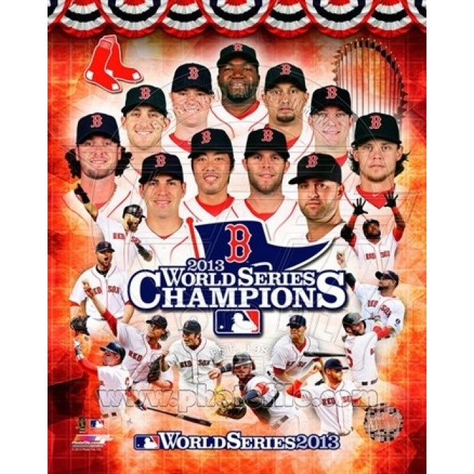 Boston Red Sox 2013 World Series Champions Composite Sports Photo Image 1