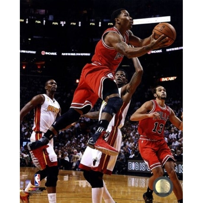 Derrick Rose 2013-14 Action Sports Photo Image 1