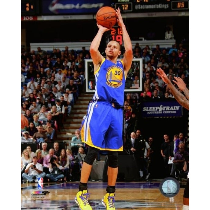 Stephen Curry 2013-14 Action Photo Print Image 1