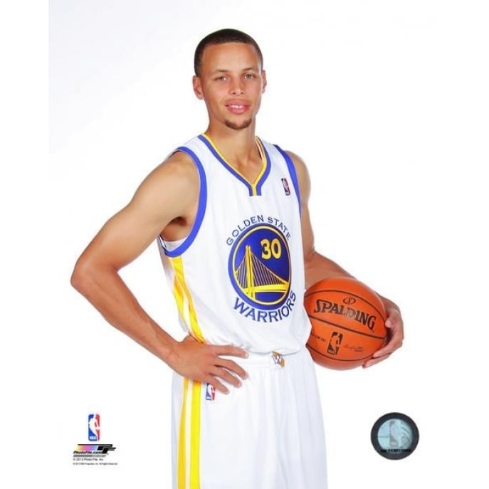 Stephen Curry 2013-14 Posed Photo Print Image 1