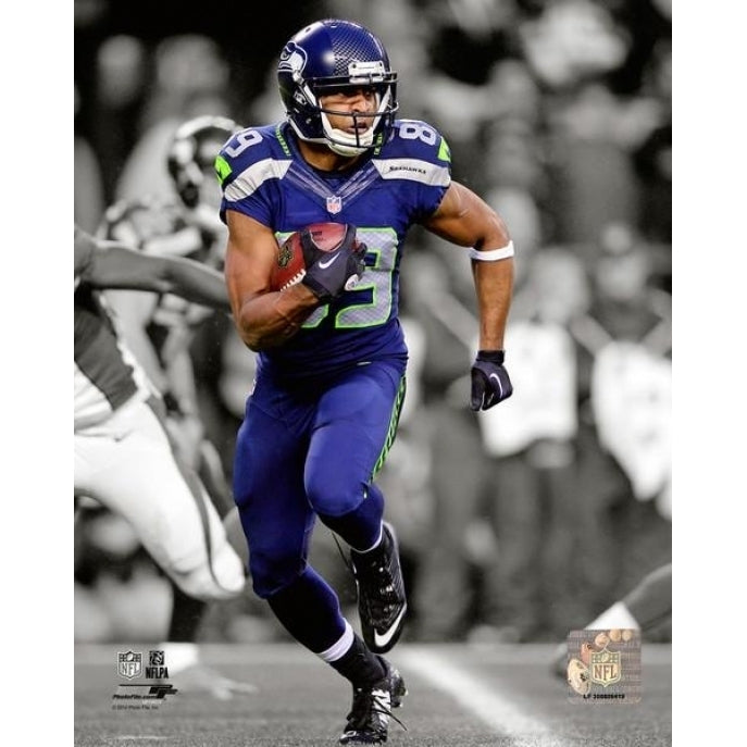 Doug Baldwin 2013 Spotlight Action Photo Print Image 1