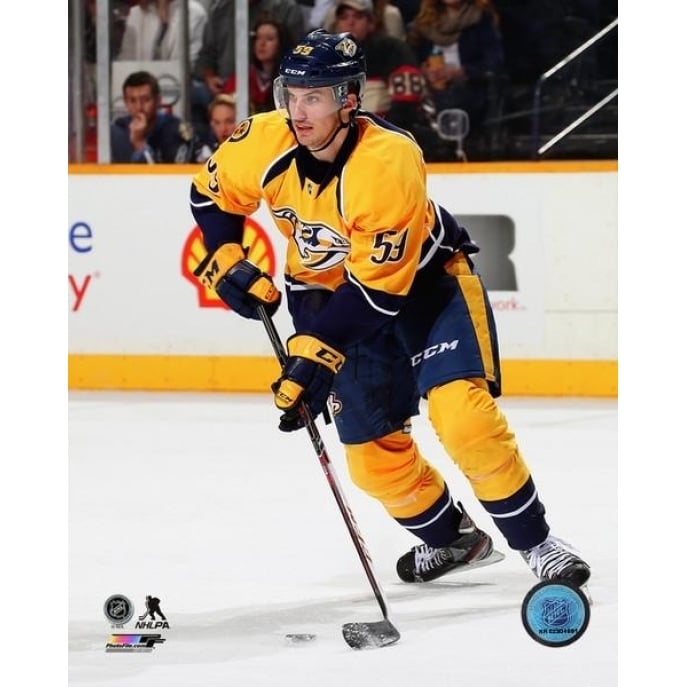 Roman Josi 2013-14 Action Photo Print Image 1