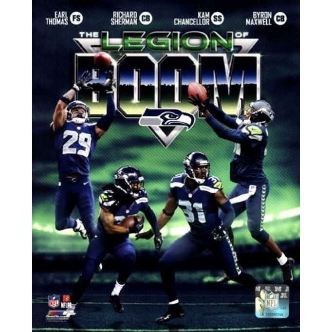 Seattle Seahawks The Legion of Boom Composite Sports Photo Image 1