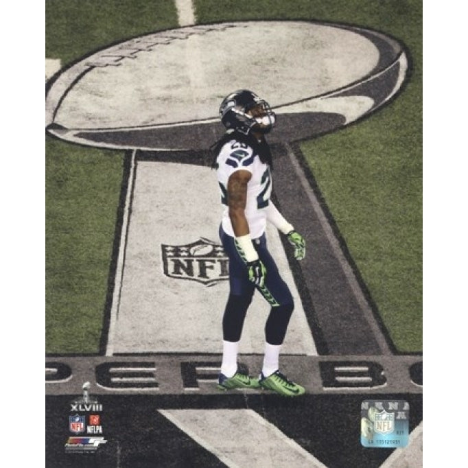 Richard Sherman Super Bowl XLVIII Action Sports Photo Image 1