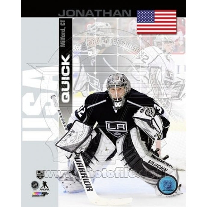 Jonathan Quick - USA Portrait Plus Sports Photo Image 1