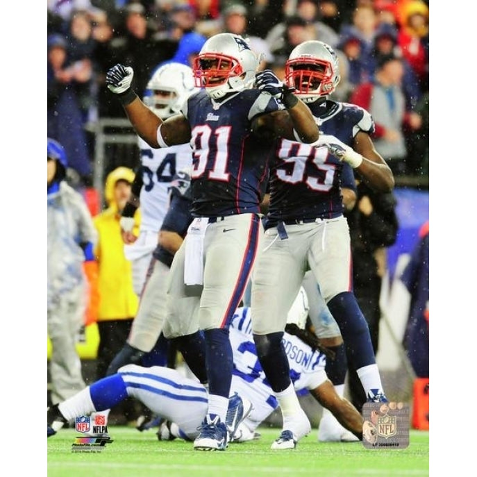 Jamie Collins 2013 Playoff Action Photo Print Image 1