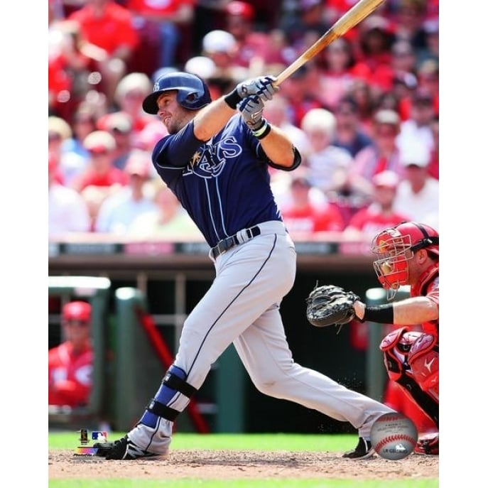 Evan Longoria 2014 Action Photo Print Image 1