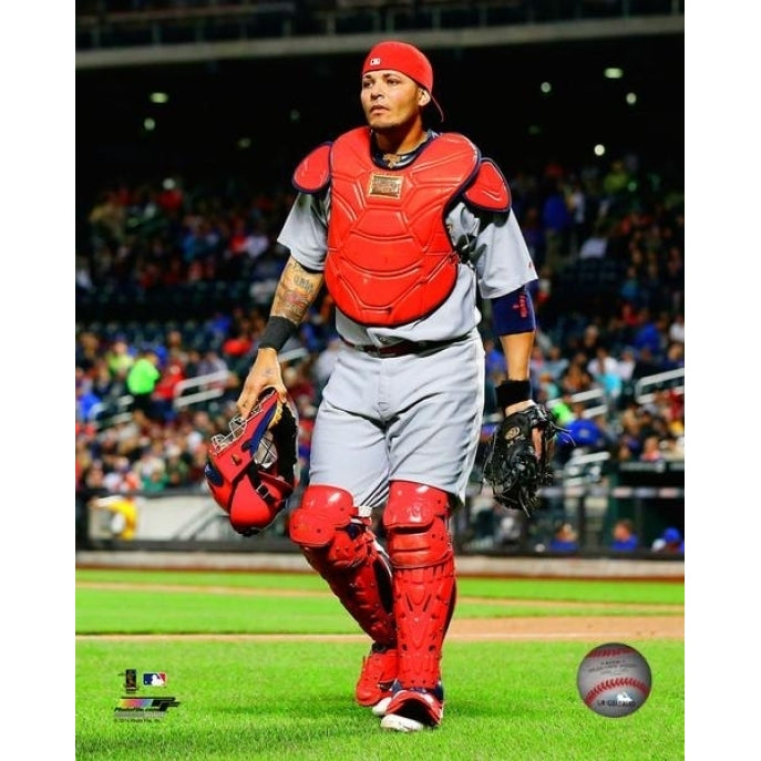 Yadier Molina 2014 Action Photo Print Image 1