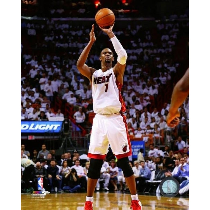 Chris Bosh 2013-14 Playoff Action Photo Print Image 1