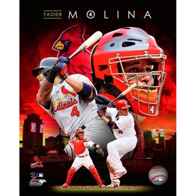 Yadier Molina 2014 Portrait Plus Photo Print Image 1