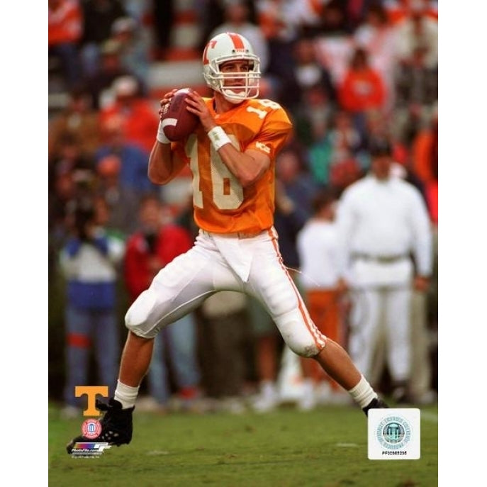 Peyton Manning University of Tennessee Volunteers Action Photo Print Image 1