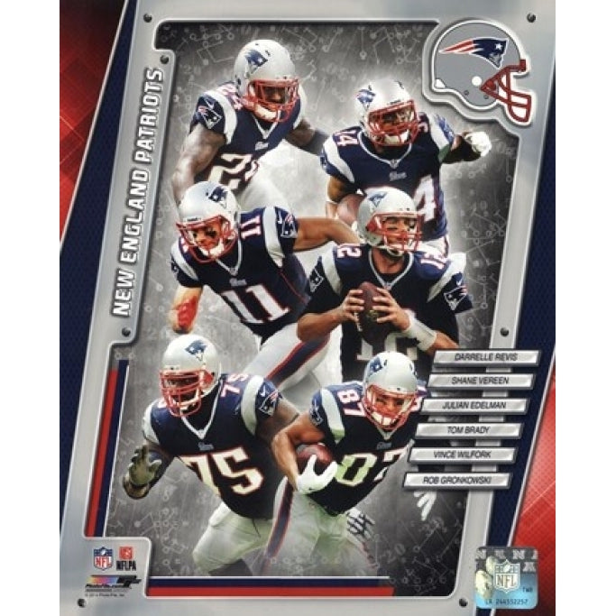 England Patriots 2014 Team Composite Sports Photo Image 1