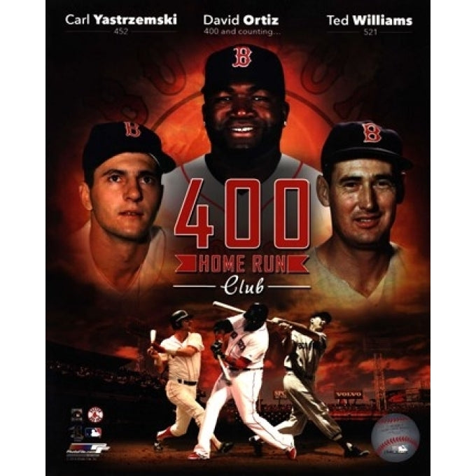 The Boston Red Sox 400 Home Run Club Sports Photo Image 1