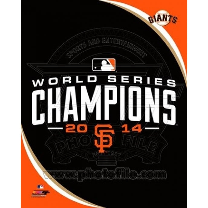 San Francisco Giants 2014 World Series Champions Logo Sports Photo Image 1