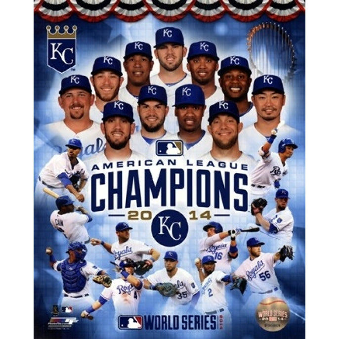 Kansas City Royals 2014 American League Champions Composite Sports Photo Image 1