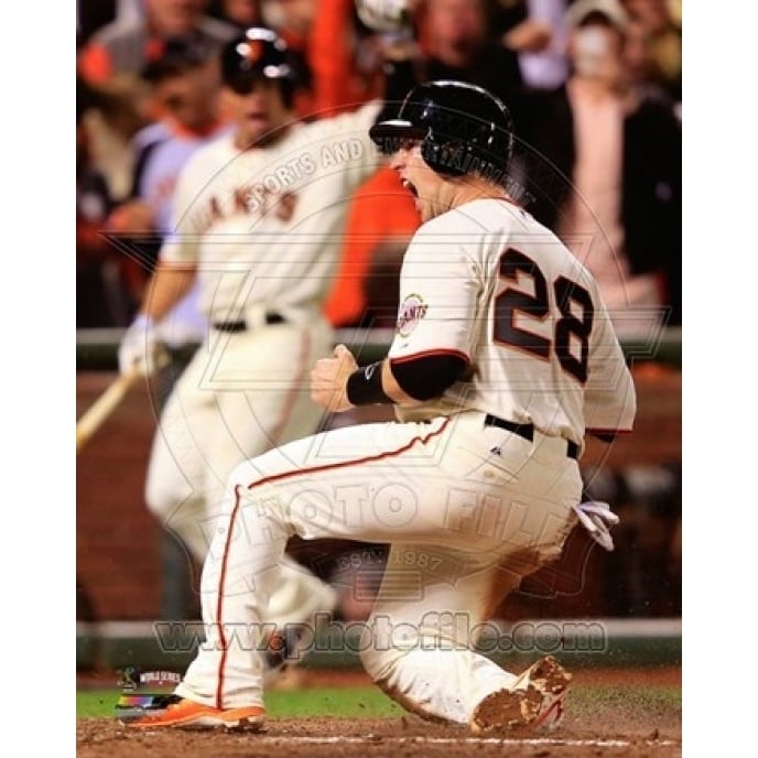 Buster Posey Game 4 of the 2014 World Series Action Sports Photo Image 1