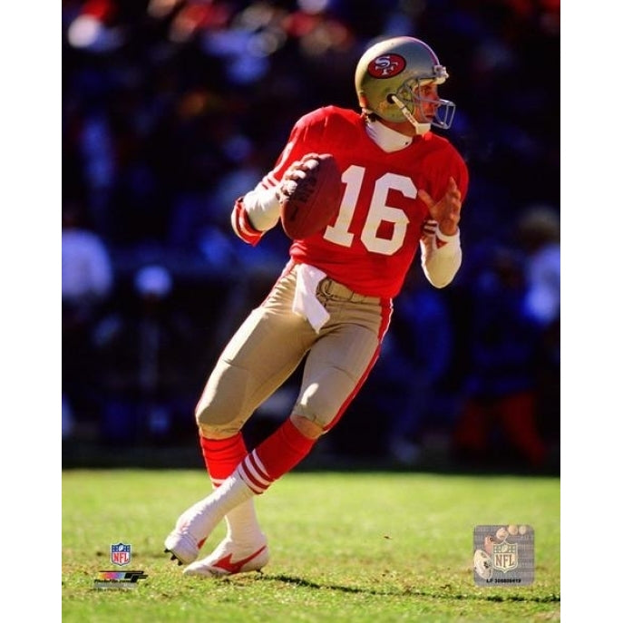 Joe Montana 1989 Actiion Photo Print Image 1