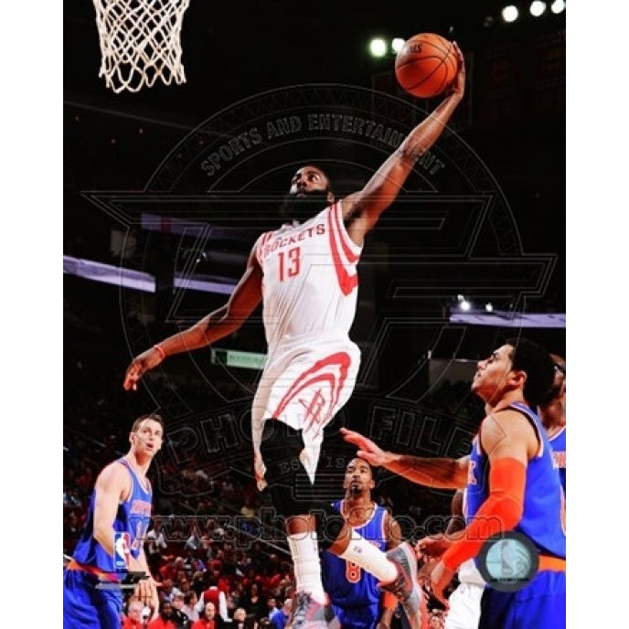 James Harden 2014-15 Action Sports Photo Image 1