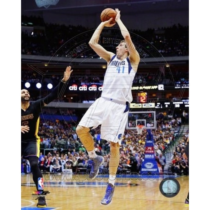 Dirk Nowitzki 2014-15 Action Sports Photo Image 1