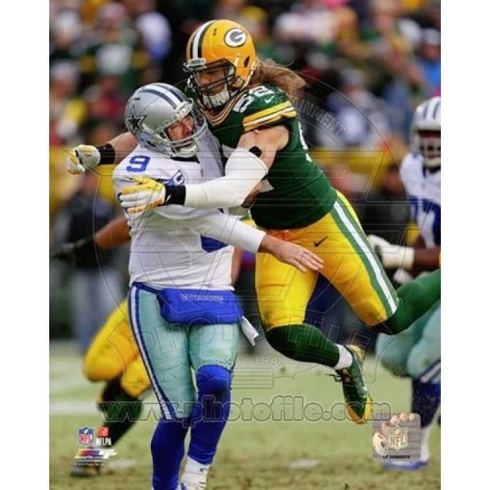 Clay Matthews 2014 Playoff Action Sports Photo Image 1