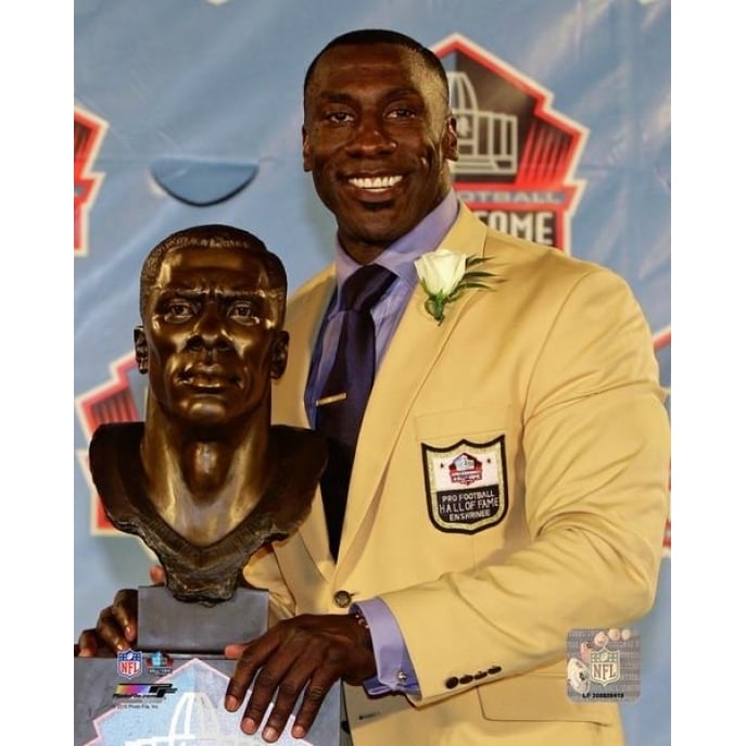 Shannon Sharpe 2011 Hall of Fame Induction Ceremony Photo Print Image 1