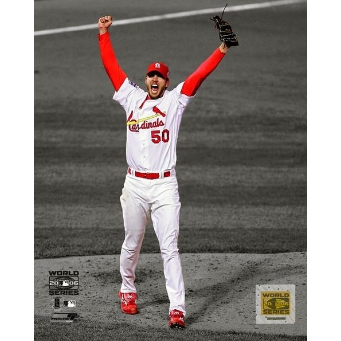 Adam Wainwright Game 5 of the 2006 World Series Spotlight Photo Print Image 1