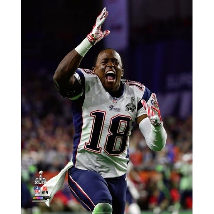 Matthew Slater Celebrates Winning Super Bowl XLIX Photo Print Image 1