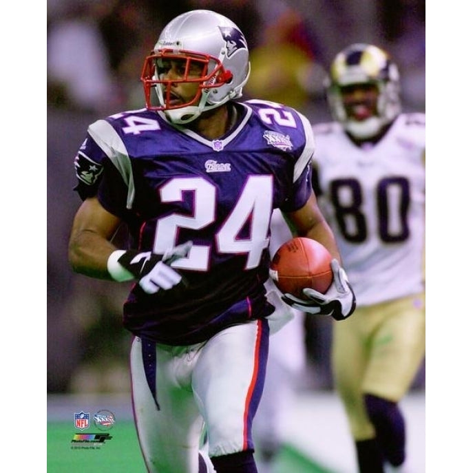 Ty Law Super Bowl XXXVI Action Photo Print Image 1