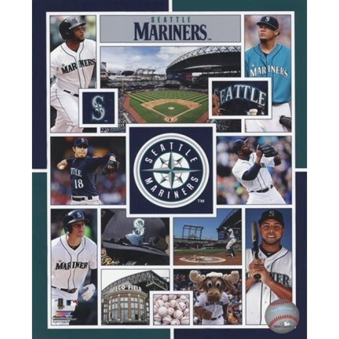 Seattle Mariners 2015 Team Composite Sports Photo Image 1