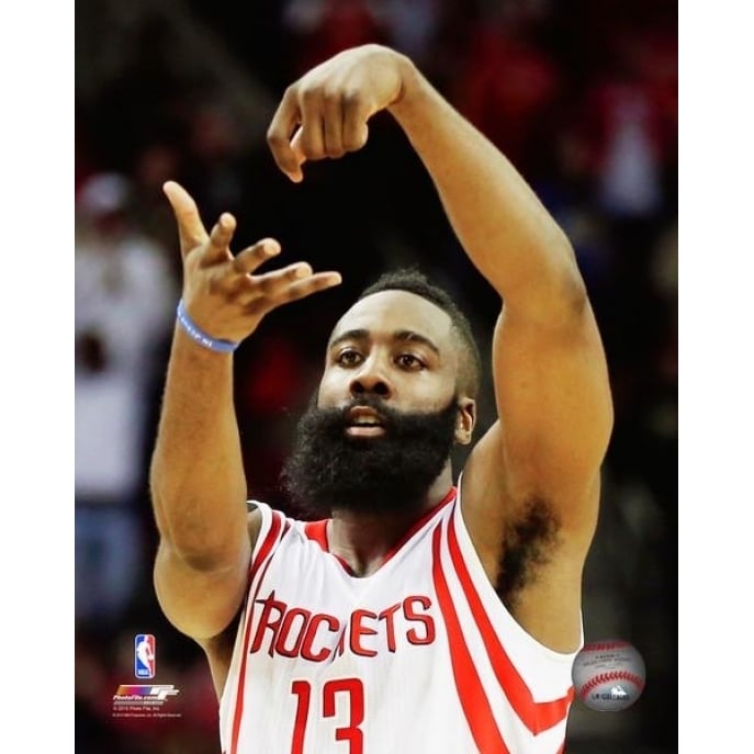 James Harden 2014-15 Action Photo Print Image 1